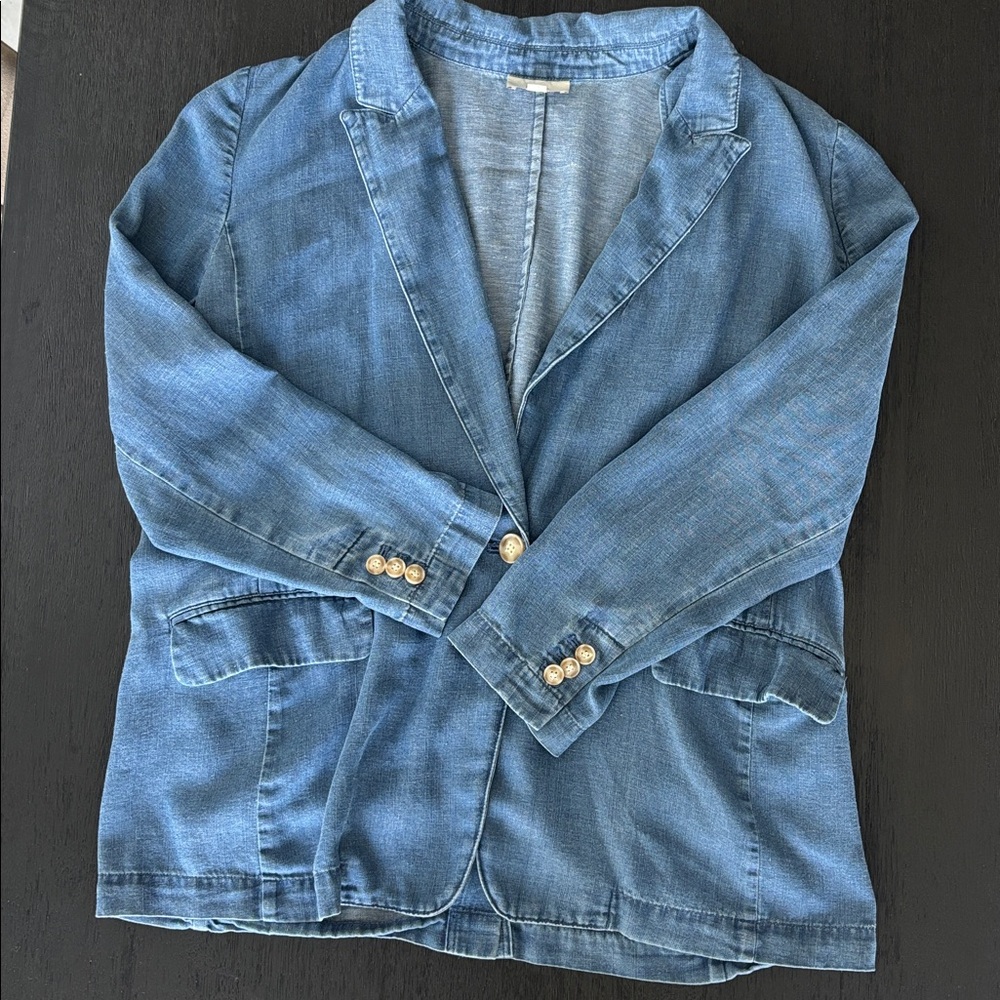 LOFT Linen Blend Blazer